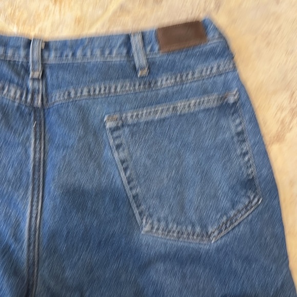 LL BEAN FLANNEL LINED RELAX FIT JEANS.MENS SIZE 42x30. Dark denim w/plaid lining - Picture 12 of 15